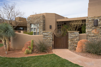new home in St George Utah after stucco installation on exterior